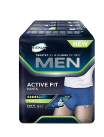 TENA MEN PANTS ACTIVE FIT M 9P