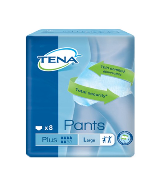 TENA PANTS PLUS PANN L 8PZ <