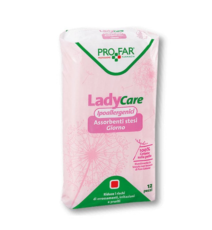 LADYCARE ASSORBENTI IPOALLERGENICI GIORNO 12 PEZZI PROFAR