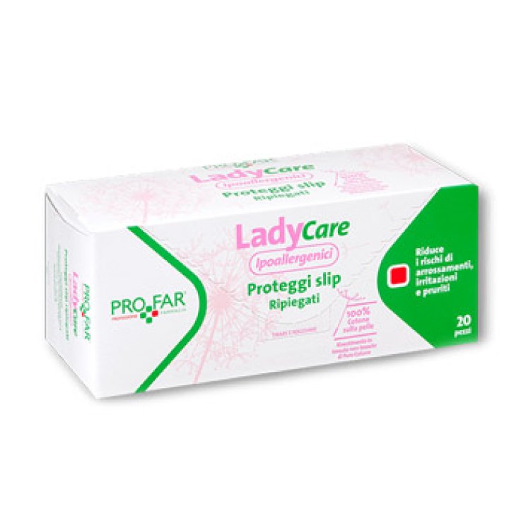 LADYCARE PROTEGGI SLIP IPOALLERGENICI RIPIEGATI 20 PEZZI PROFAR LADYCARE PROTEGGI SLIP IPOALLERGENICI RIPIEGATI 20 PEZZI PROFAR