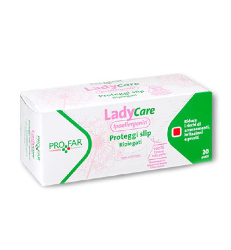 LADYCARE PROTEGGI SLIP IPOALLERGENICI RIPIEGATI 20 PEZZI PROFAR