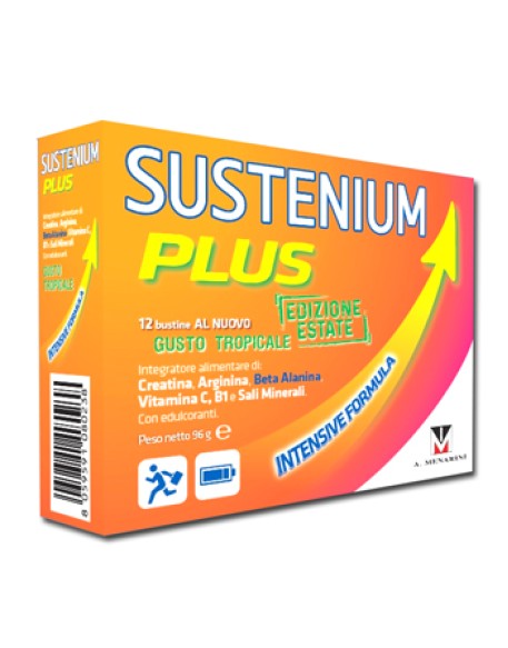 SUSTENIUM PLUS EDIZIONE ESTATE GUSTO TROPICALE 12 BUSTINE 8G