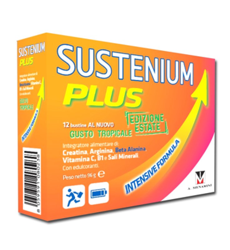 SUSTENIUM PLUS EDIZIONE ESTATE GUSTO TROPICALE 12 BUSTINE 8G