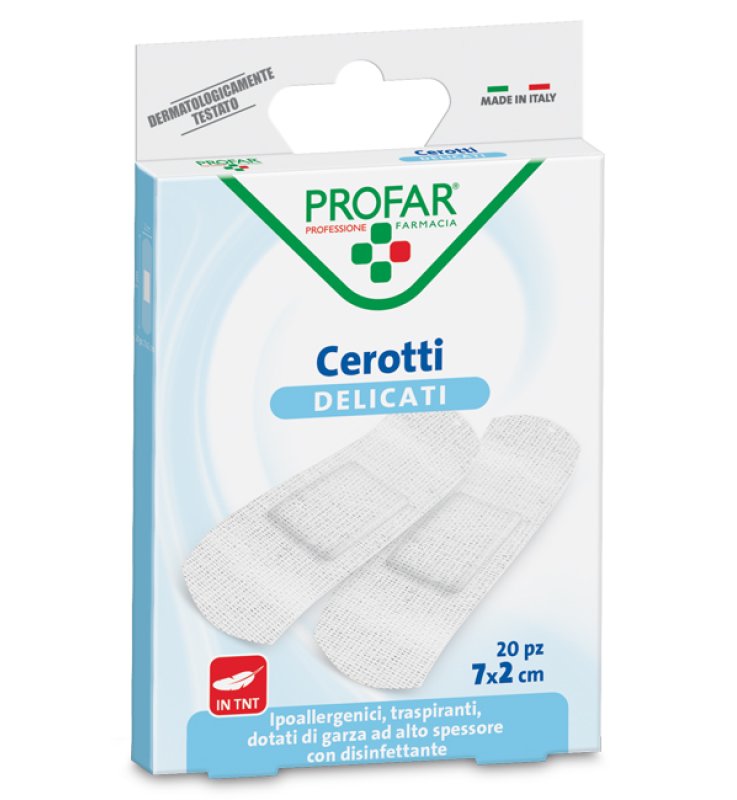 CEROTTO TESSUTO NON TESSUTO DELICATO MEDI 7X2 CM 20 PEZZI PROFAR CEROTTO TESSUTO NON TESSUTO DELICATO MEDI 7X2 CM 20 PEZZI PROFAR