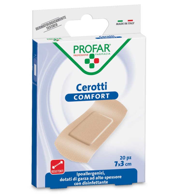 COMFORT CEROTTO GRANDE 7X3 CM PROFAR 20 PEZZI COMFORT CEROTTO GRANDE 7X3 CM PROFAR 20 PEZZI