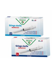 SIRINGA MONOUSO 2,5ML PROFAR