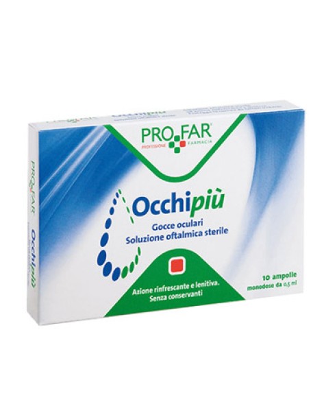 OCCHI PIU' GOCCE OCULARI RINFRESCANTI 10 FL DA 0,5 ML PROFAR