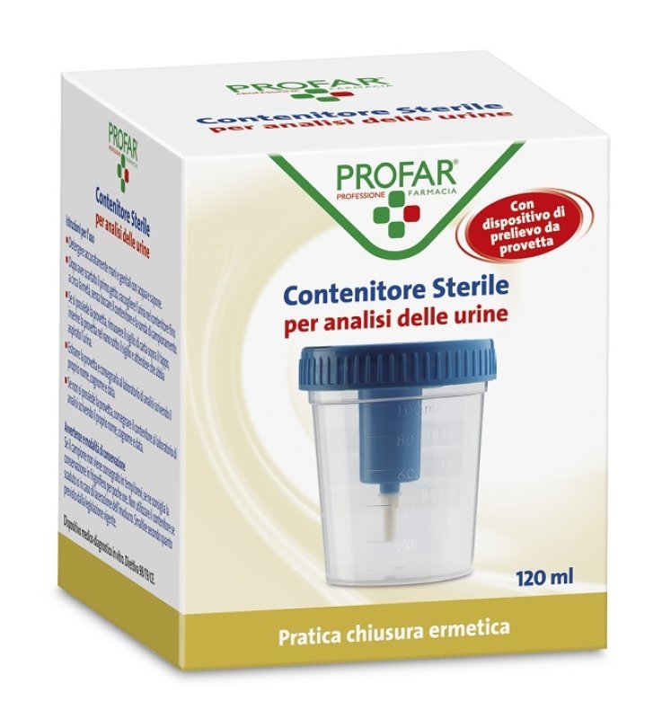CONTENITORE URINE PROFAR CON TAPPO DI SICUREZZA 120ML