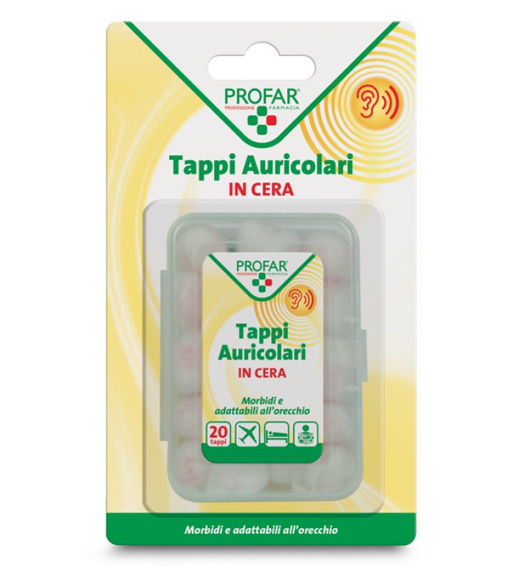 TAPPI AURICOLARI IN CERA 20 PEZZI PROFAR