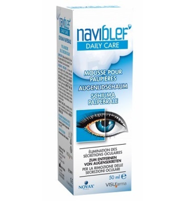 NAVIBLEF DAILY CARE SCHIUMA PER RIMOZIONE SECREZIONI OCULARIDA PALPEBRE E CIGLIA 50 ML NAVIBLEF DAILY CARE SCHIUMA PER RIMOZIONE SECREZIONI OCULARIDA PALPEBRE E CIGLIA 50 ML