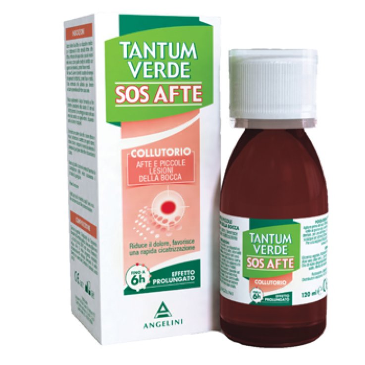 TANTUM VERDE SOS AFTE COLLUTORIO 120 ML TANTUM VERDE SOS AFTE COLLUTORIO 120 ML