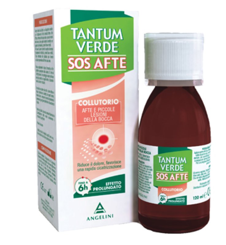 TANTUM VERDE SOS AFTE COLLUTORIO 120 ML TANTUM VERDE SOS AFTE COLLUTORIO 120 ML