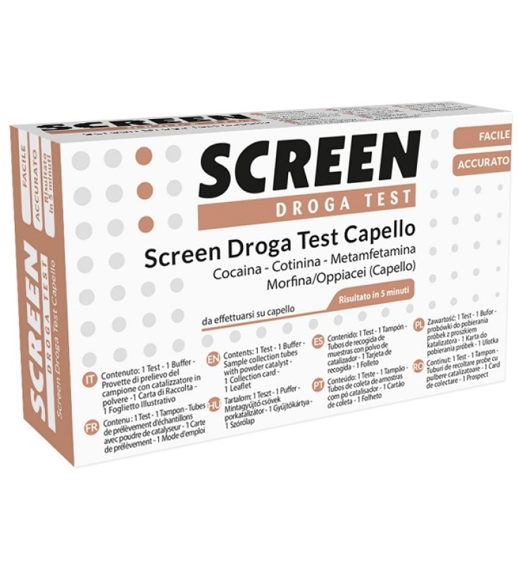 SCREEN DROGA TEST CAPELLO