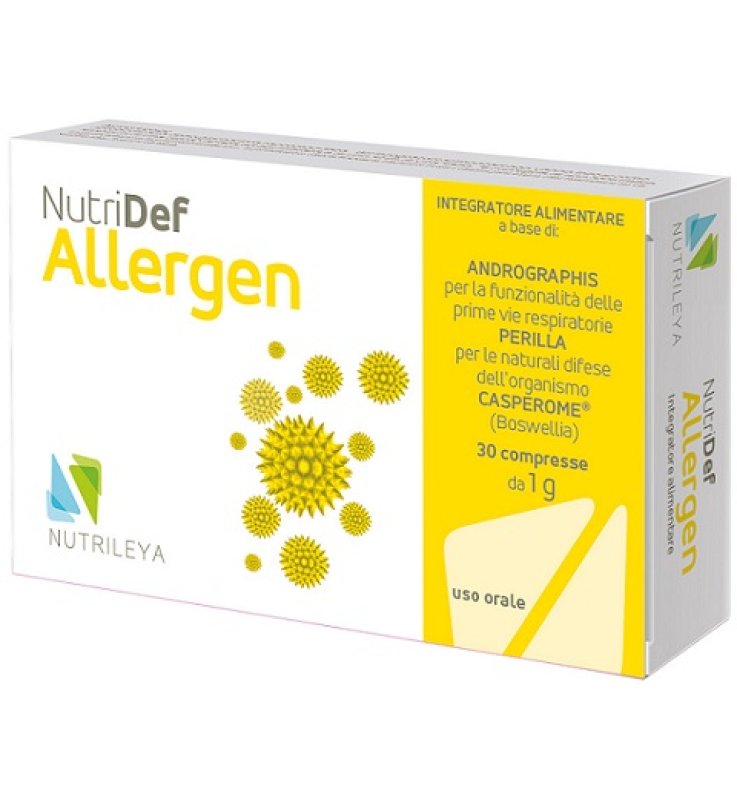 NUTRIDEF ALLERGEN 30CPR S/G/L