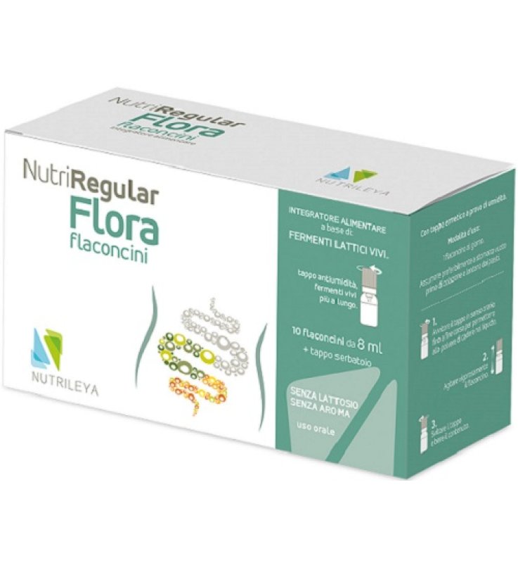 NUTRIREGULAR FLORA 10 FLACONCINI 8 ML