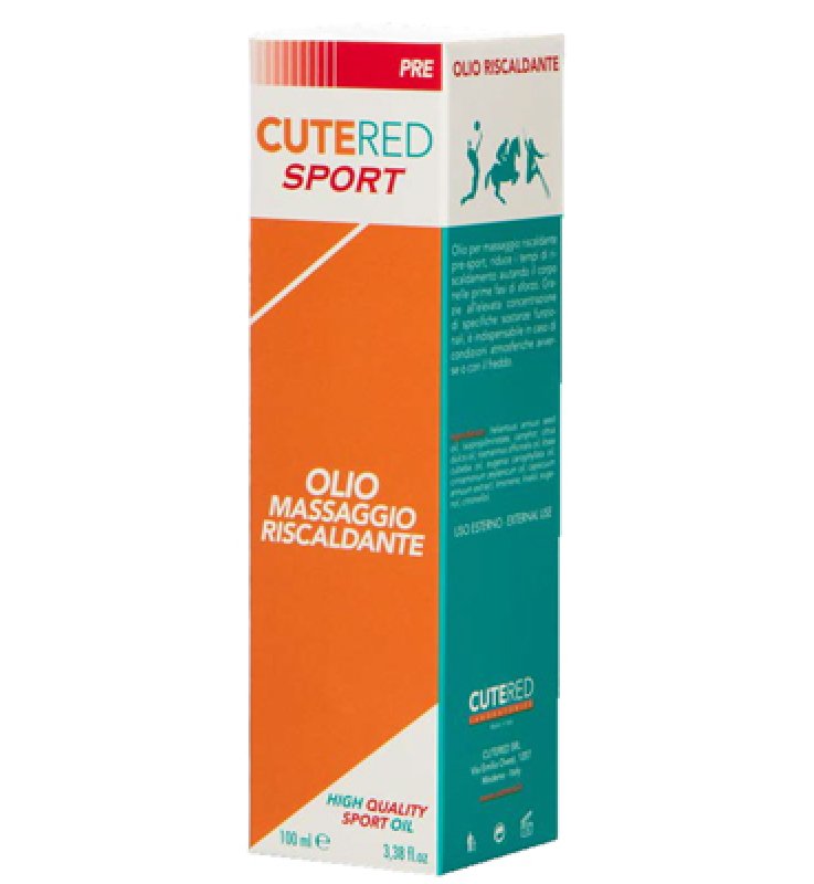 CUTERED SPORT OLIO MASSAGGIO RISCALDANTE 100 ML
