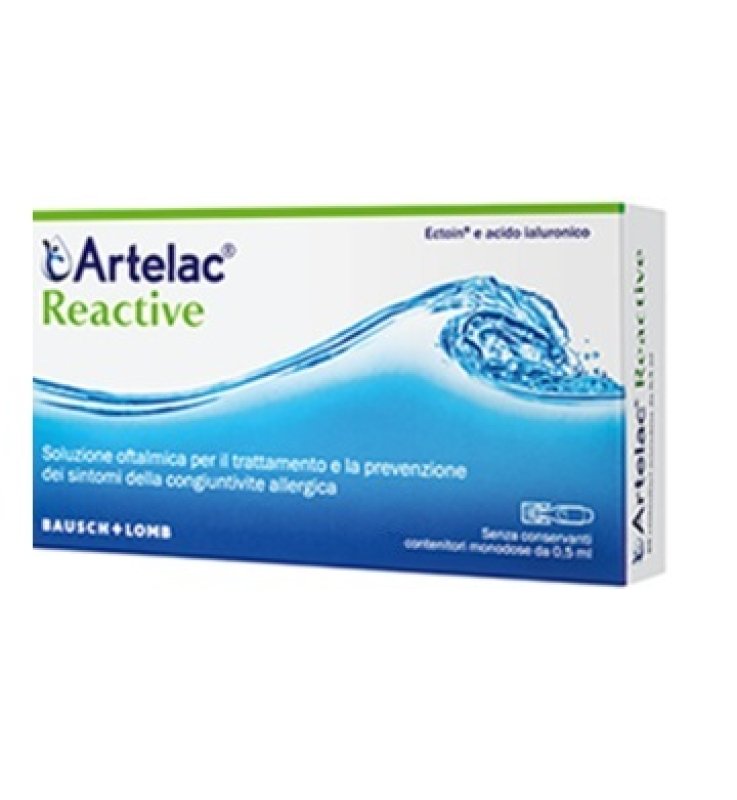 ARTELAC REACTIVE SOLUZIONE OFTALMICA MONODOSE 10 UNITA' DA 0,5 ML