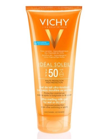 IDEAL SOLEIL GEL WET CORPO SPF50 200 ML