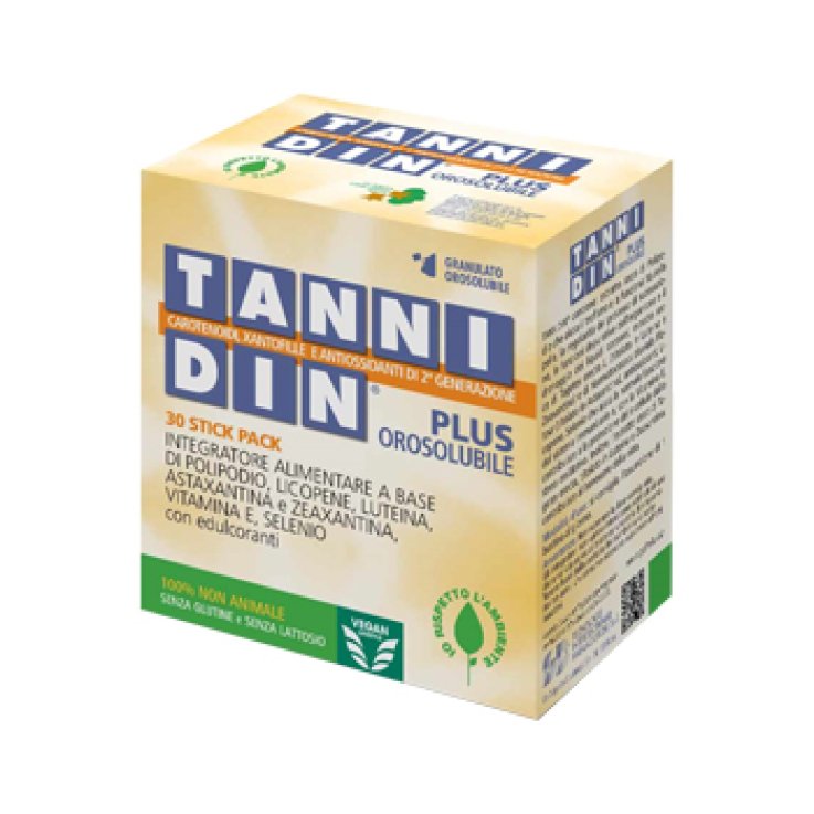 TANNIDIN PLUS 30 STICK PACK OROSOLUBILI TANNIDIN PLUS 30 STICK PACK OROSOLUBILI