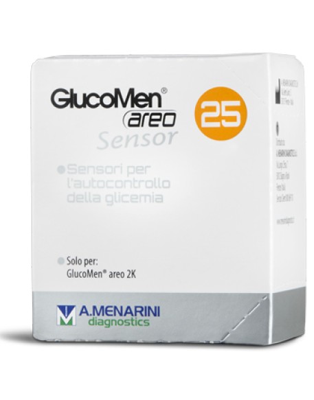 STRISCE GLUCOMEN AREO SENSOR PER ANALISI DEL GLUCOSIO 25 PEZZI