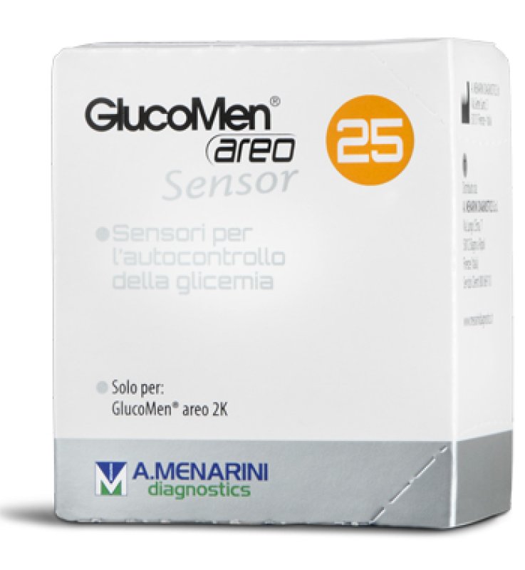 STRISCE GLUCOMEN AREO SENSOR PER ANALISI DEL GLUCOSIO 25 PEZZI STRISCE GLUCOMEN AREO SENSOR PER ANALISI DEL GLUCOSIO 25 PEZZI