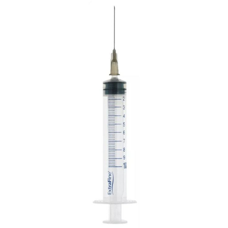 SIRINGA EXTRAFINE IPODERMICA 10 ML AGO 12 GAUGE 22 SIRINGA EXTRAFINE IPODERMICA 10 ML AGO 12 GAUGE 22