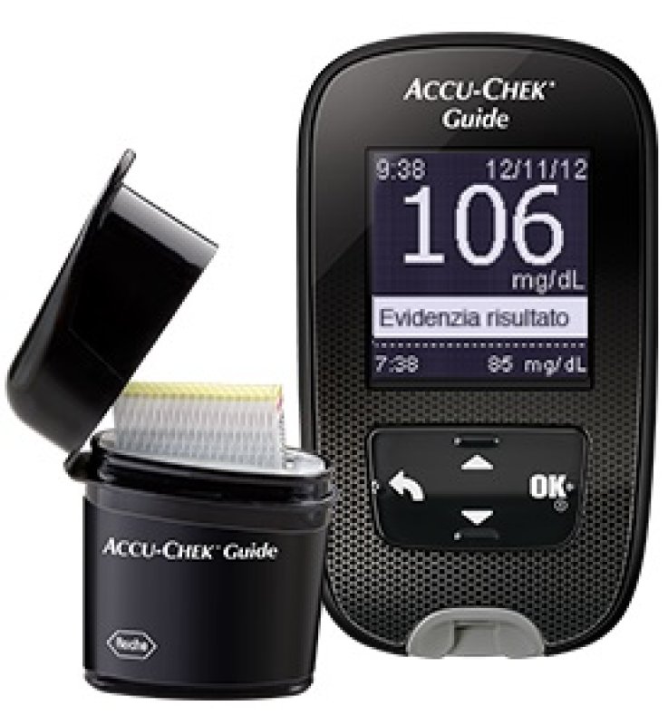KIT GLUCOMETRO ACCU-CHEK GUIDE MG/DL + PUNGIDITO FASTCLIX