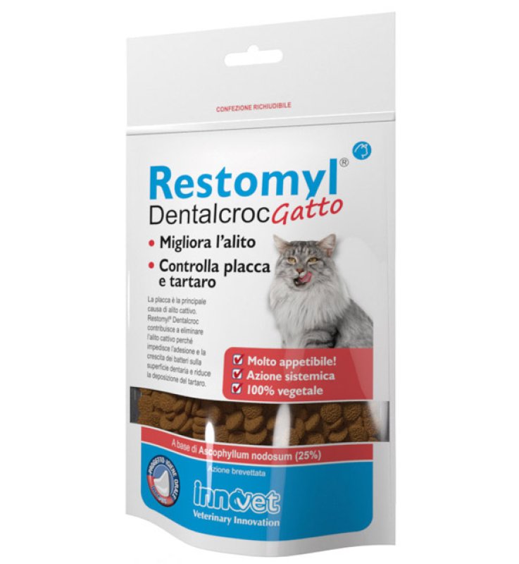 RESTOMYL DENTALCROC GATTO BUSTA 60 G