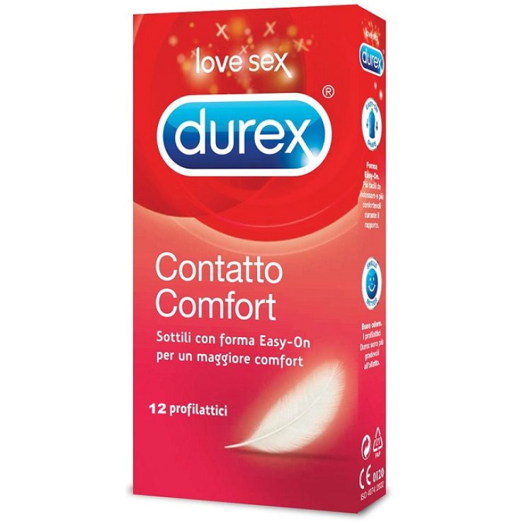 PROFILATTICO DUREX CONTATTO COMFORT 12 PEZZI PROFILATTICO DUREX CONTATTO COMFORT 12 PEZZI