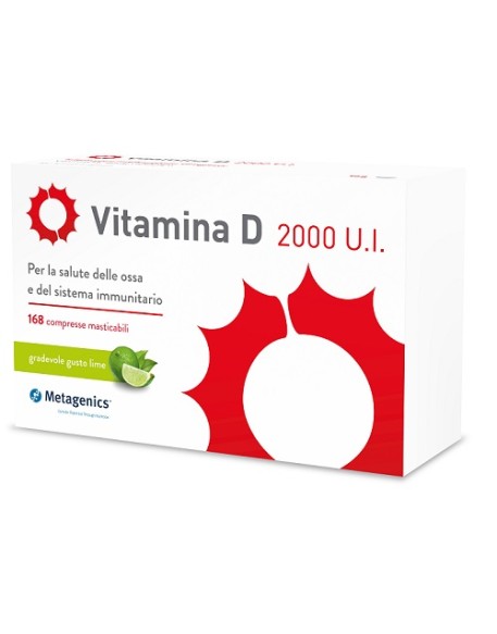 VITAMINA D 2000 UI 168 COMPRESSE MASTICABILI