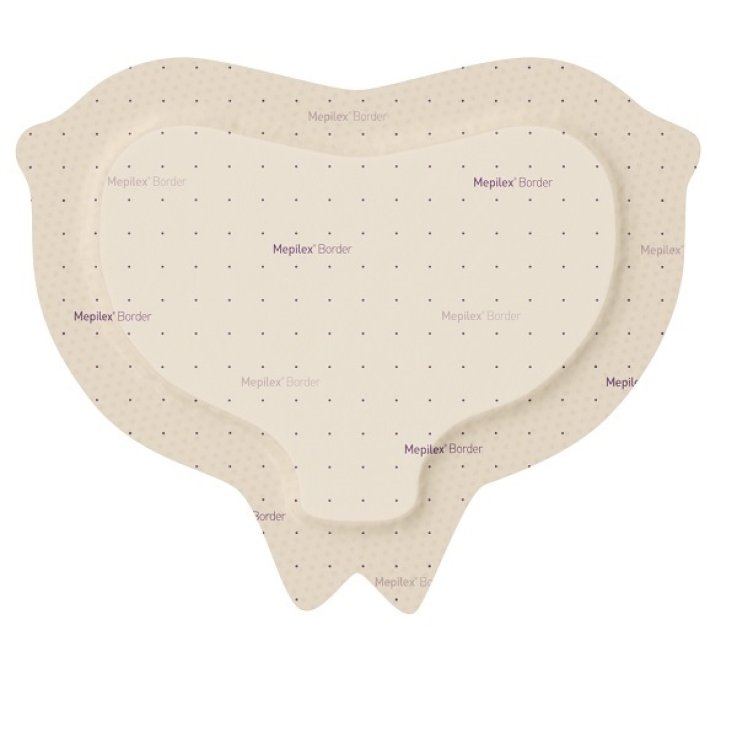 MEDICAZIONE IN SCHIUMA DI POLIURETANO MEPILEX BORDER CONFORMATA PER SACRO ASSORBENTE BORDO INTEGRATO STRATO DI CONTATTOIN SILICONE MORBIDO 15X15 CM 5 PEZZI MEDICAZIONE IN SCHIUMA DI POLIURETANO MEPILEX BORDER CONFORMATA PER SACRO ASSORBENTE BORDO INTEGRATO STRATO DI CONTATTOIN SILICONE MORBIDO 15X15 CM 5 PEZZI