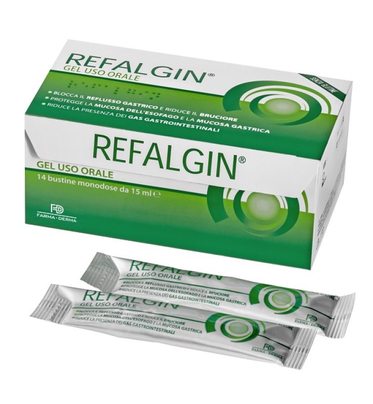 REFALGIN GEL OROSOLUBILE ANTIREFLUSSO 14 BUSTINE 15 ML REFALGIN GEL OROSOLUBILE ANTIREFLUSSO 14 BUSTINE 15 ML