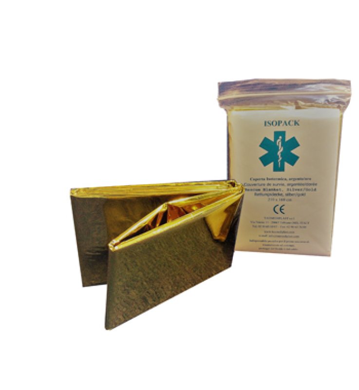 COPERTA ISOTERM.ORO/ARGENTO 160X