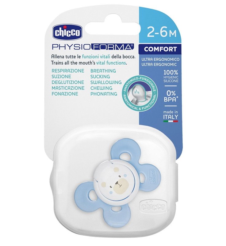 CHICCO SUCCHIETTO COMFORT BOY IN SILICONE 0-6 MESI 1 PEZZO