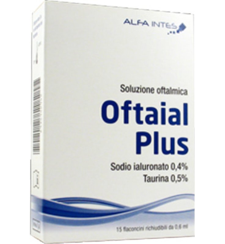SOLUZIONE OFTALMICA OFTAIAL PLUS ACIDO IALURONICO 0,4% E TAURINA 15 FLACONCINI RICHIUDIBILI DA 0,6 ML