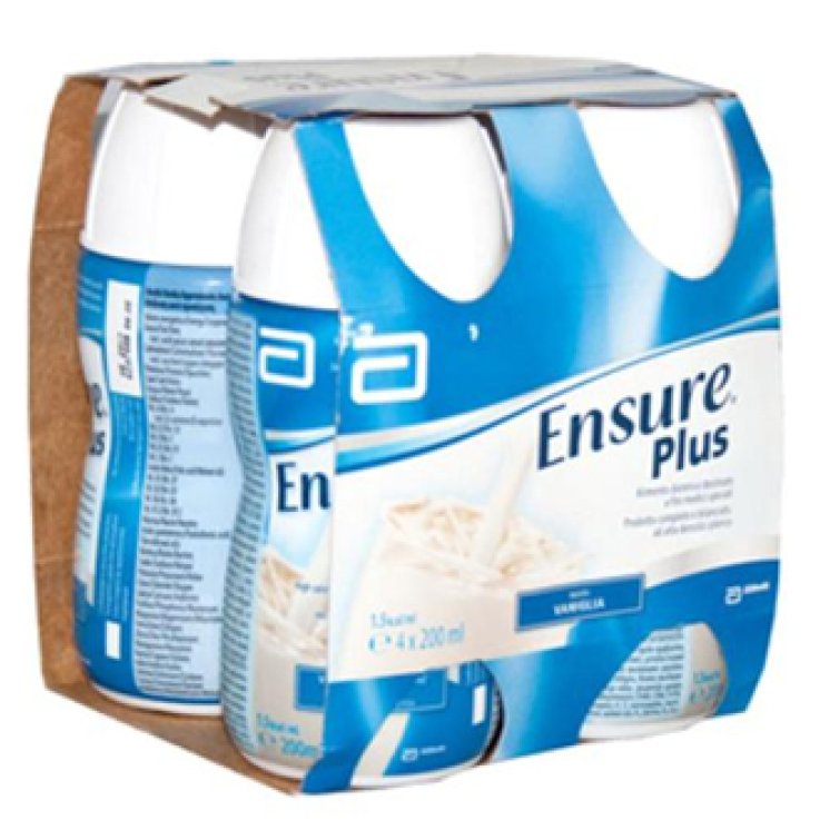 ENSURE PLUS VANIGLIA 4 BOTTIGLIE DA 200 ML ENSURE PLUS VANIGLIA 4 BOTTIGLIE DA 200 ML