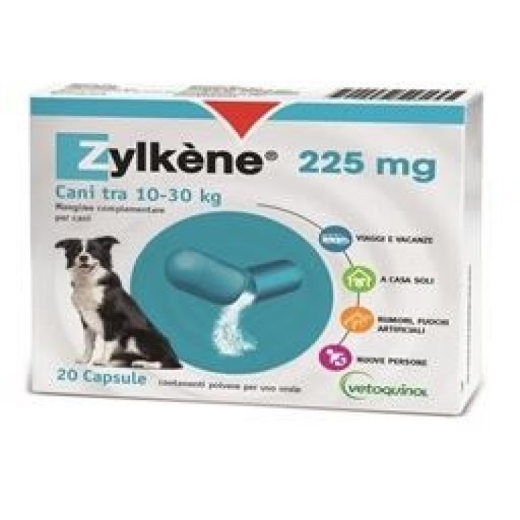 ZYLKENE CANI 20 CAPSULE DA 225 MG ZYLKENE CANI 20 CAPSULE DA 225 MG