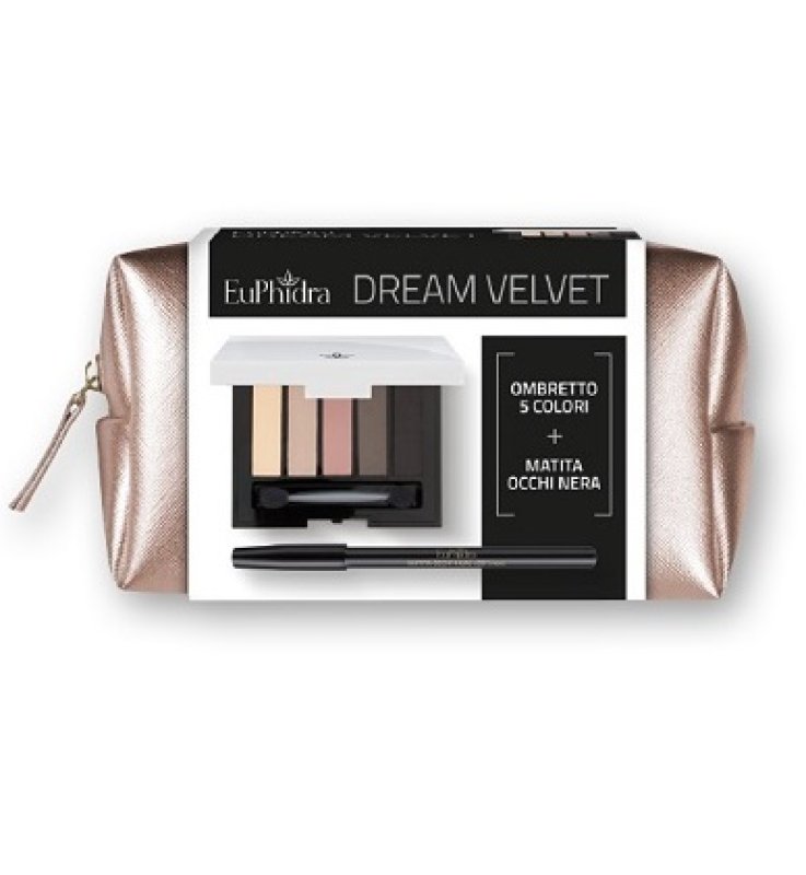 OMBRETTO 5 COLORI IN TROUSSE CON ASTUCCIO DREAM VALVET OP03