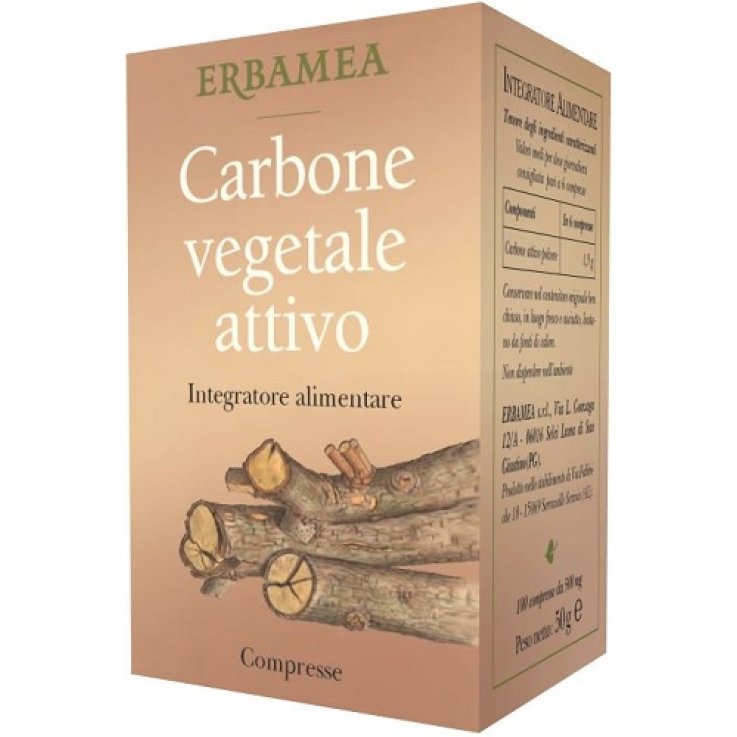 CARBONE VEG ATTIVO 100CPS ERBAME CARBONE VEG ATTIVO 100CPS ERBAME