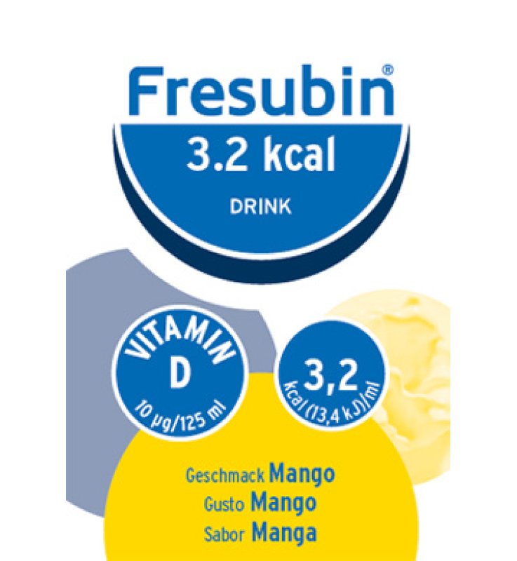 FRESUBIN 3,2KCAL DRINK MANGO 4X1