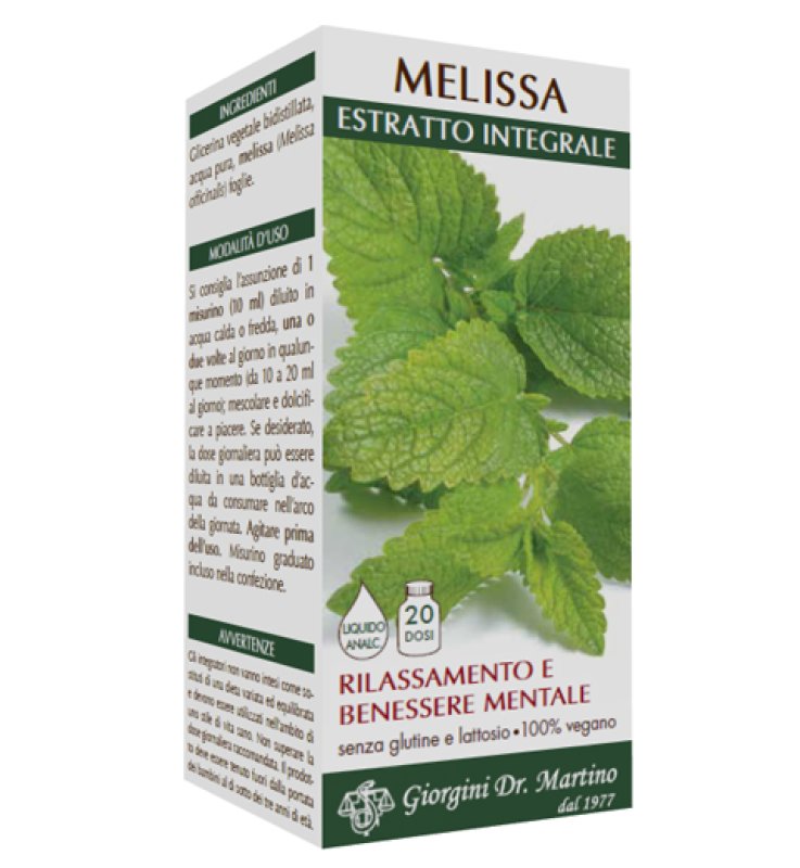 MELISSA ESTRATTO INTEGR 200ML MELISSA ESTRATTO INTEGR 200ML