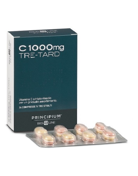 PRINCIPIUM C 1000 MG TRE-TARD 24 COMPRESSE A TRE STRATI