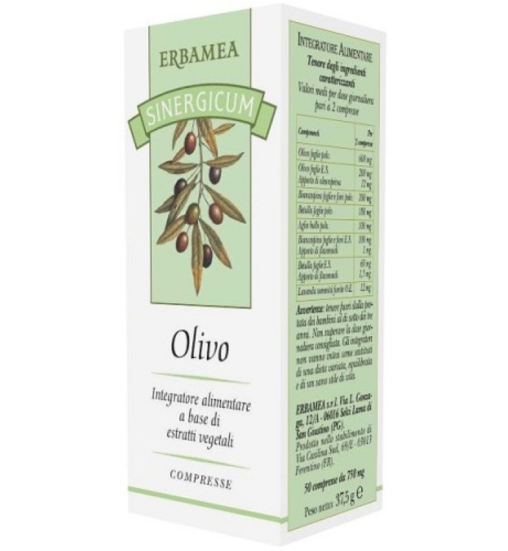 SINERGICUM OLIVO 50CPR S/GL ERBA