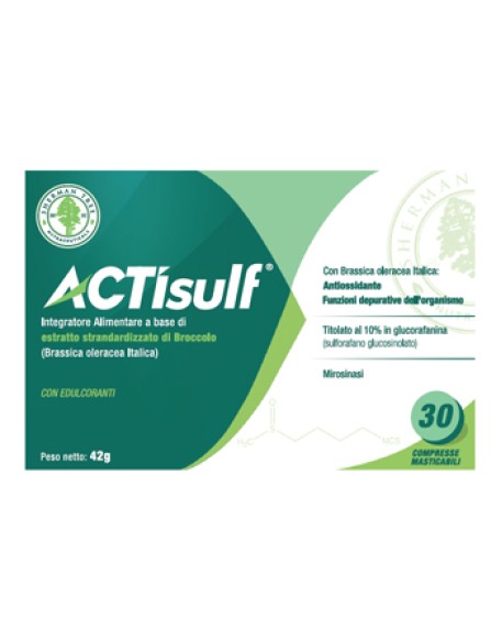 ACTISULF 600MG 30 COMPRESSE MASTICABILI