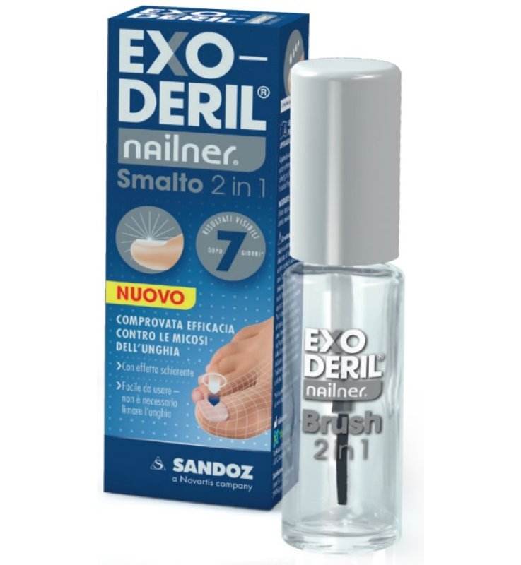 EXODERIL NAILNER TRATTA & COLORA KIT EXODERIL NAILNER SMALTO2 IN 1 E NAILNER SMALTO PER UNGHIE TRASPIRANTE