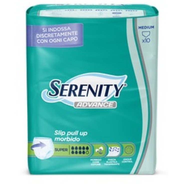SERENITY PULL UP ADVANCE SUPER TAGLIA M 10 PEZZI SERENITY PULL UP ADVANCE SUPER TAGLIA M 10 PEZZI
