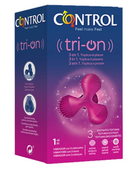 CONTROL TRI-ON VIBRATORE 3 IN 1 1 PEZZO