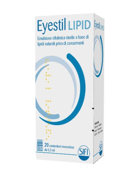 EYESTIL LIPID EMULSIONE OFTALMICA STERILE A BASE DI LIPIDI NATURALI 20 CONTENITORI MONODOSE 0,3 ML