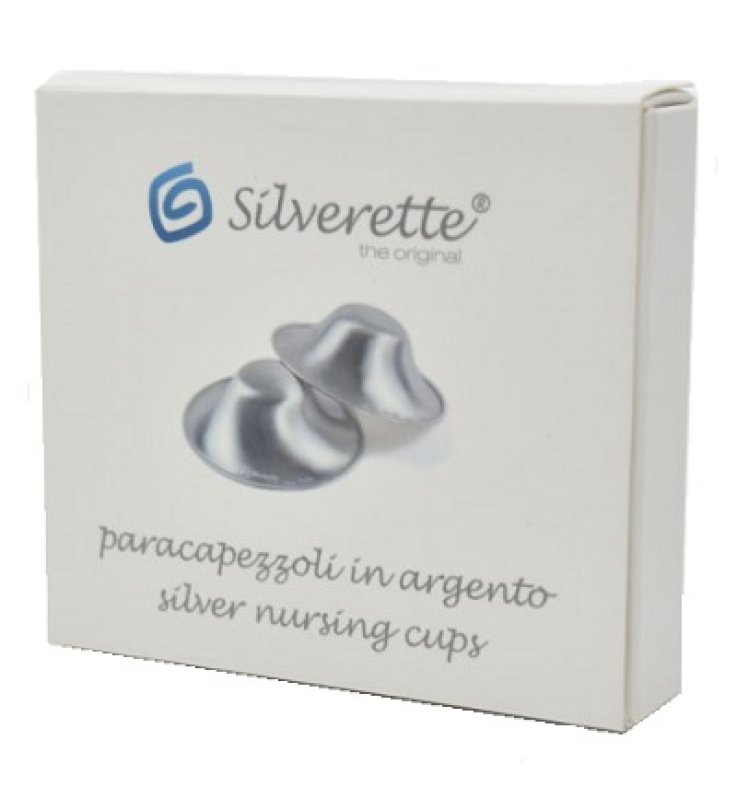 SILVERETTE MINI COPPETTE PROTEZIONE CAPEZZOLI IN ARGENTO 2 PEZZI