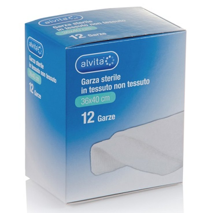 ALVITA GARZA STER 36X40CM 12PZ ALVITA GARZA STER 36X40CM 12PZ